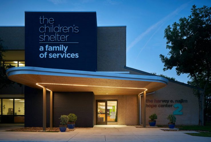 Hope Center 2 - New Canopy and entrance at the Childrens Shelter